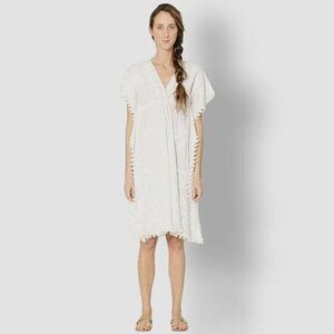 New Matta NY White Kalim Hearts Kaftan